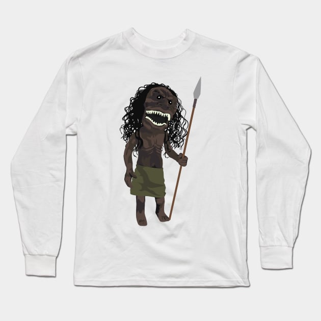 Trilogy of Terror Long Sleeve T-Shirt by FutureSpaceDesigns